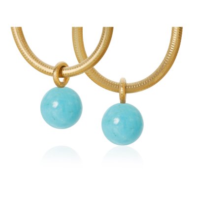 Globe Hängen Turkos (par) Dulong