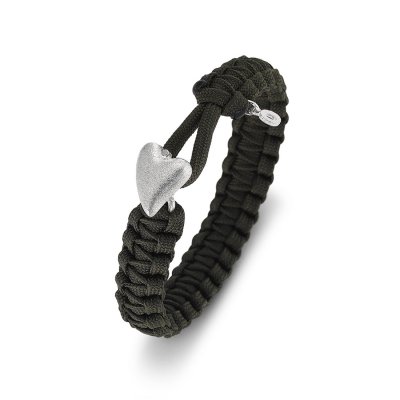 From Soldier to Soldier Armband Hjärta Grön Aagaard
