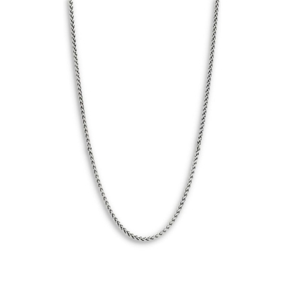 Silverhalsband Flätad oxid 3mm by Billgren