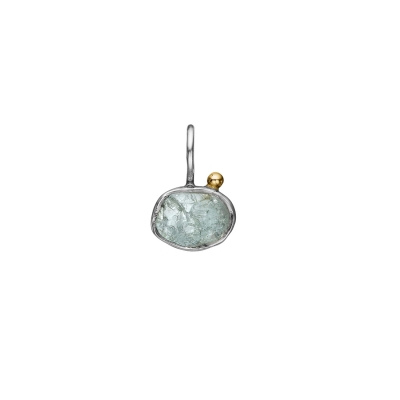 Grace Aqua Raw Pendant