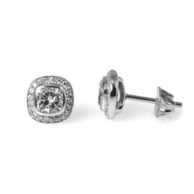 Romantic Briljantörhängen Vitguld 1,2ct Carl Hoff