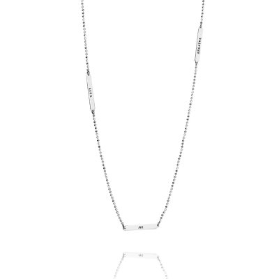 Power Plates Long Necklace 80 cm Efva Attling