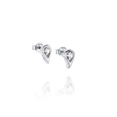 Örhängen Sparkle of Life vit Topas silver