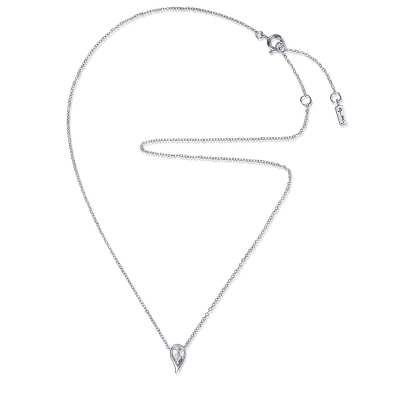 Sparkle of Life Vit Topas Halsband