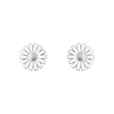 Daisy Örhängen Silver Vit 11mm Georg Jensen