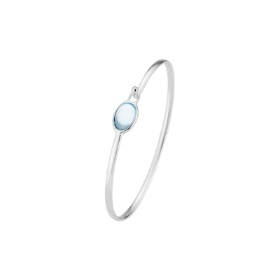 Torun Armring Silver Blå Topas