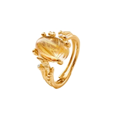 BoHo Ring Rutilkvarts