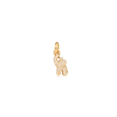 Elefant Charm Small Pavé