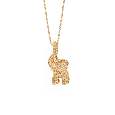 Elefant Hänge Medium Pavé