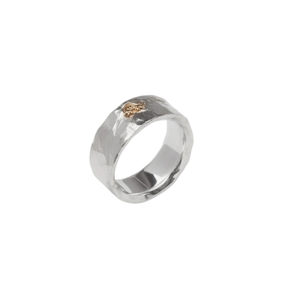 Ring Ringo Sigill 8mm Silver/18K