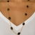 Paulina Just Perfect Necklace Black Gold på hals