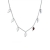 Sparkle of Life collier röd Granat