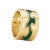 Fusion Mittenring Guld Grön Georg Jensen