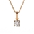 Briljanthänge 18k rödguld 0,52ct