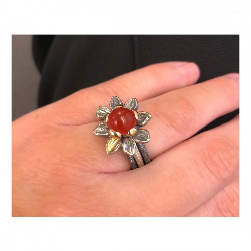 Havsanemon Blad Ring 55 Sandberg Sweden