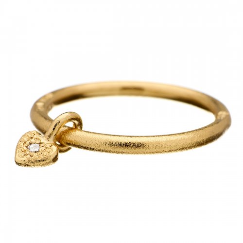 Bellini Ring Hjärta Rödguld Sandberg Sweden