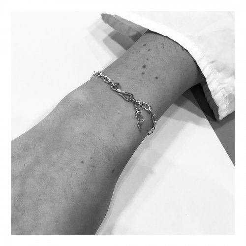 Stella Armband Silver/Rödguld Sandberg Sweden