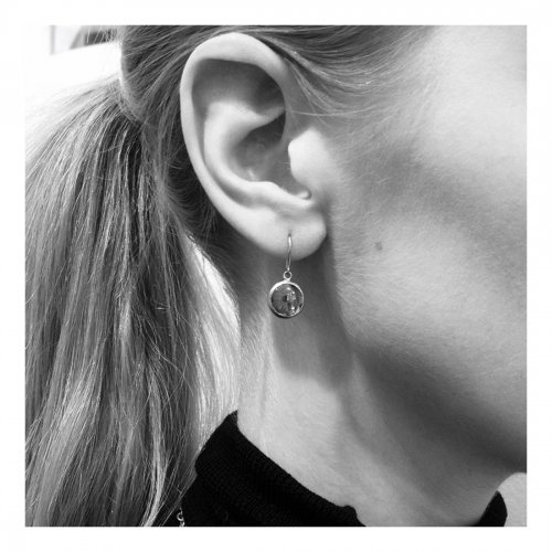 Amo Örhängen Ljus Ametist Roséguld Sandberg Sweden