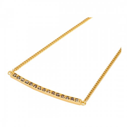 A Breaking Wave Halsband Förgyllt Bjørg