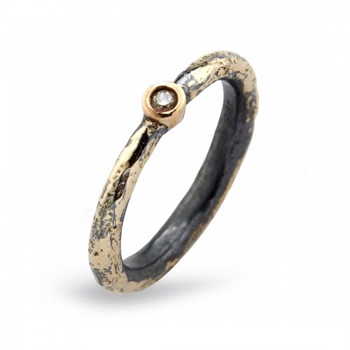 Heritage Golden Single Ring By Birdie