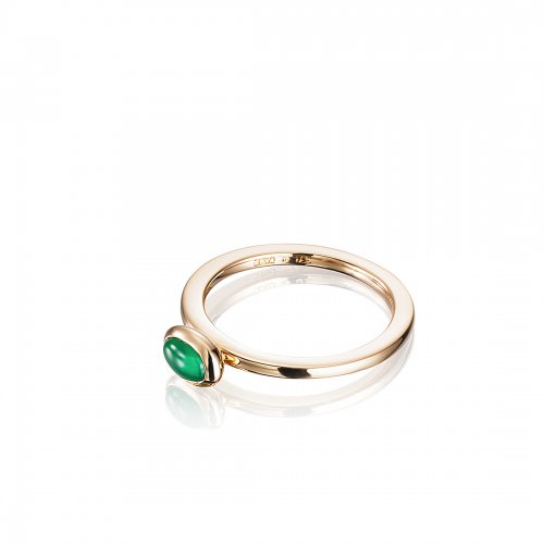 Love Bead Ring - Grön Agat Efva Attling