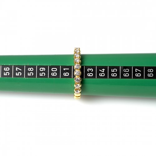 Stretch Ring 0, 42 ct Guld