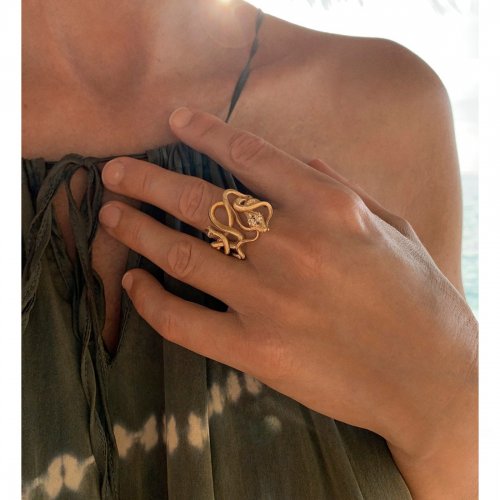 Snakes Ring Tre Ormar Ole Lynggaard