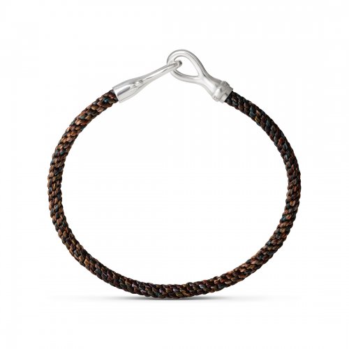 Life Bracelet Marron Silver Herr Ole Lynggaard