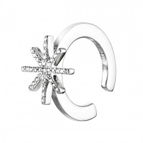 Beam & Stars Earcuff Silver Efva Attling