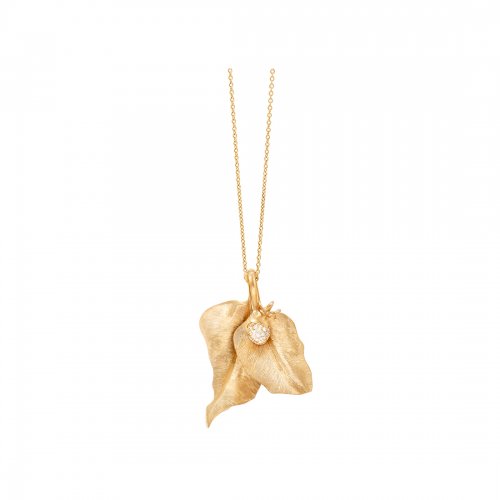 Leaves Hänge Stort Rödguld 5,7 cm Ole Lynggaard