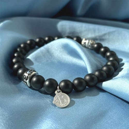 Beadsarmband Onyx By Billgren