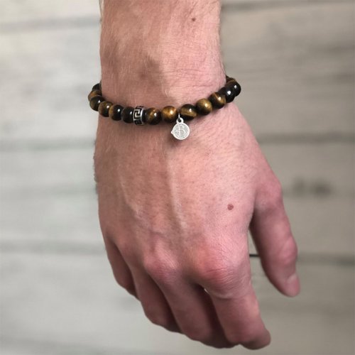 Beadsarmband Blake Tigeröga By Billgren