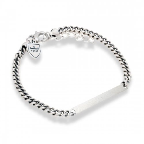 Silverarmband Pansar ID By Billgren