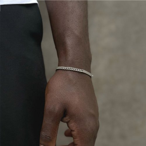 Silverarmband Pansar ID By Billgren