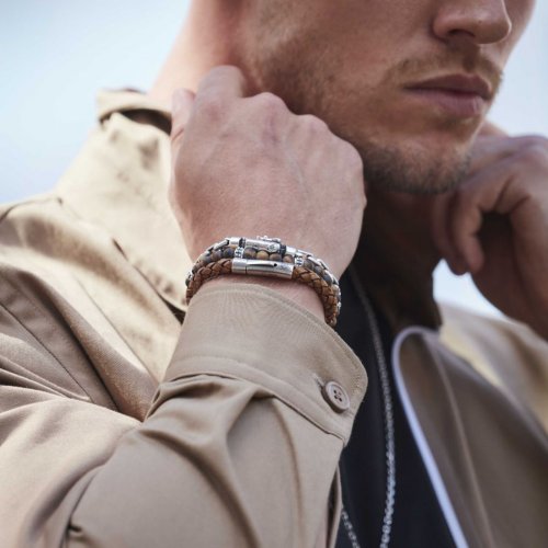 Läderarmband Brun By Billgren
