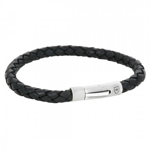 Läderarmband Svart By Billgren