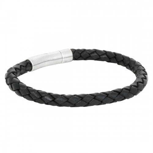 Läderarmband Svart By Billgren