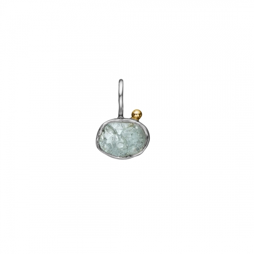 Grace Aqua Raw Pendant