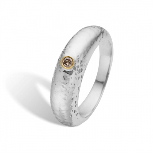 Waldorf Slim Silver och Briljantring