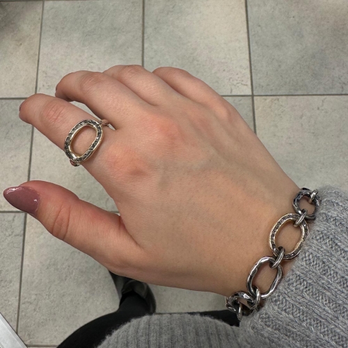 Silhouette Pavé Ring By Birdie