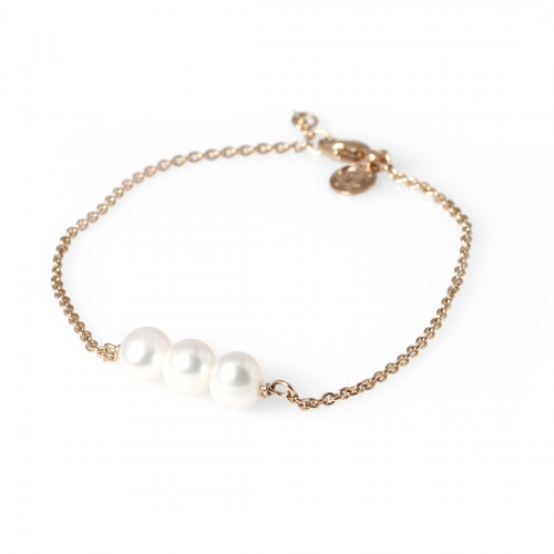 Armband Creative Sötvattenspärlor Vita Carl Hoff