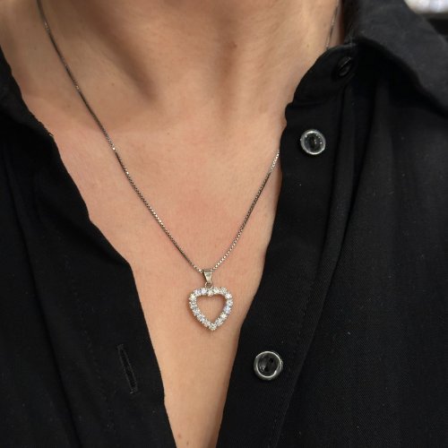 Briljanthänge Hjärta Vitguld Carl Hoff