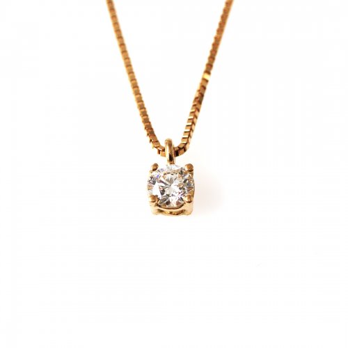 Briljanthänge Rödguld Carl Hoff