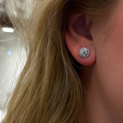 Romantic Briljantörhängen Vitguld 1,2ct Carl Hoff