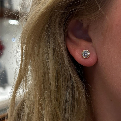 Briljantörhängen Carmosé Guld 0,95ct Carl Hoff