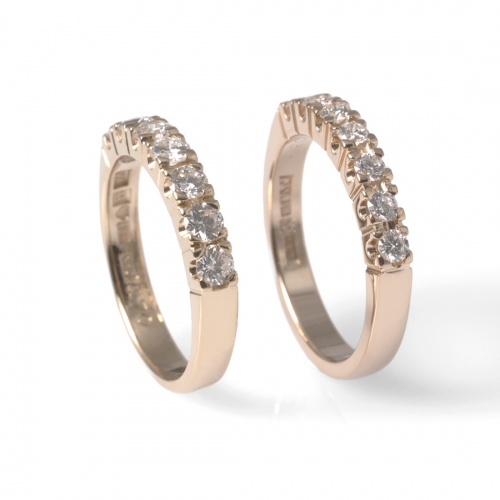 Chantal Alliansring Rödguld Carl Hoff