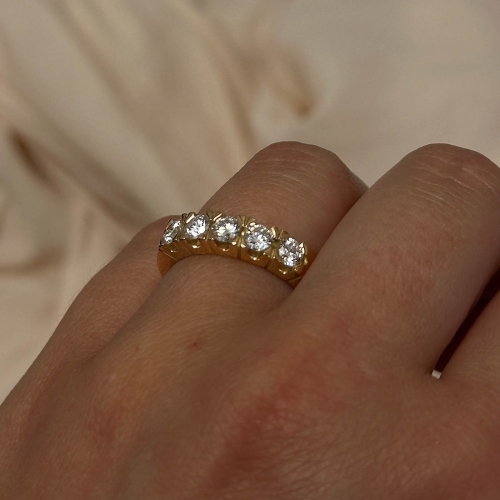 Chantal Alliansring Rödguld 0,75ct Carl Hoff