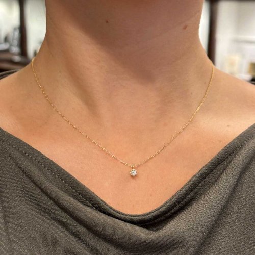 Diamanthänge Princess Rödguld Carl Hoff