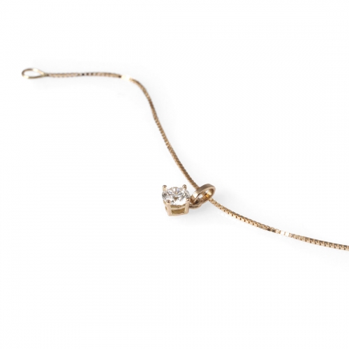 Briljanthänge Rödguld 0,19ct Carl Hoff