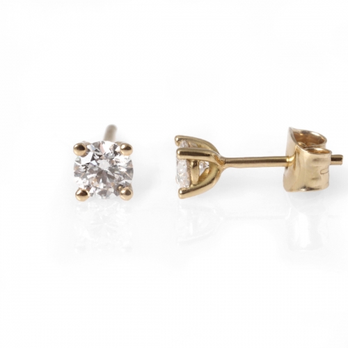 Briljantörhängen Rödguld Carl Hoff